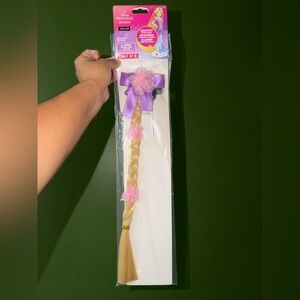 Disney Princess rapunzel Hair Braid with Pink and Purple Accents
